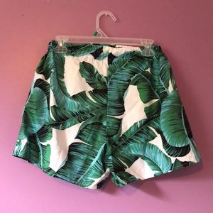 Hawaiian high waisted shorts